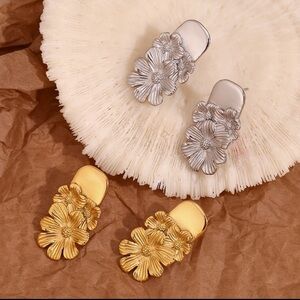 Waterproof Hypoallergenic Gold Stud Earrings